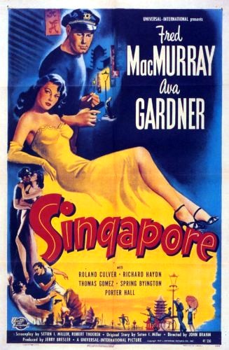 Singapore (1947) afişi Singapore (1947) afişi